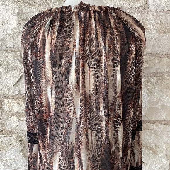 NWT Save The Faith Fiery Feline Boho Top - Picture 4 of 9